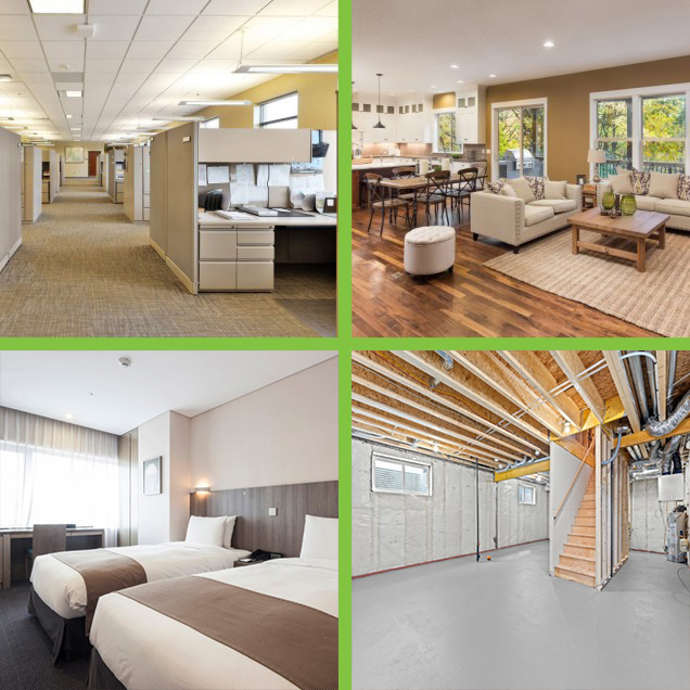 ClO2 air treatment - homes, offices, commercial spaces